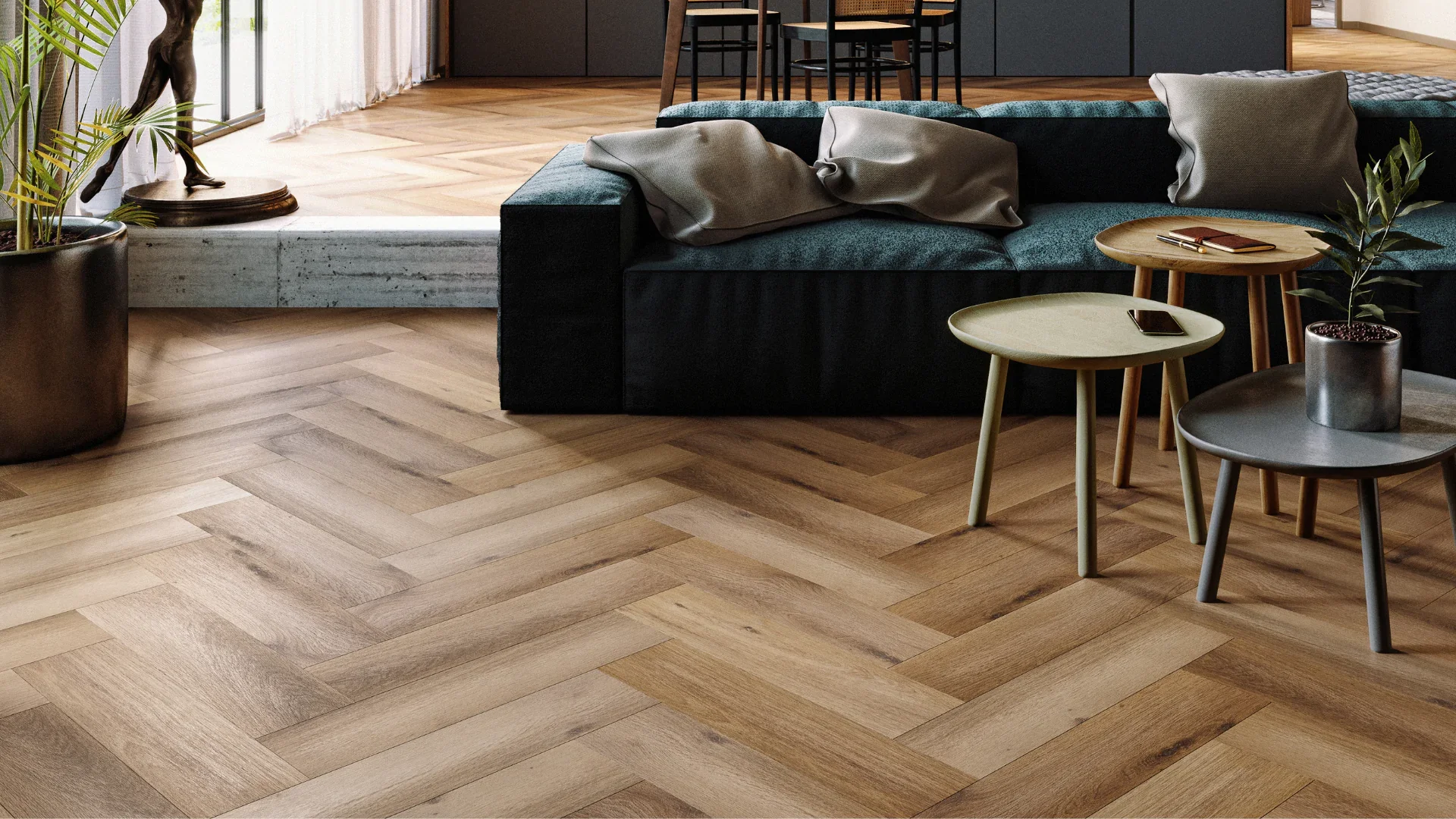 Arbiton Amaron Herringbone Click Acoustic Dąb Georgetown - zdjęcie 3
