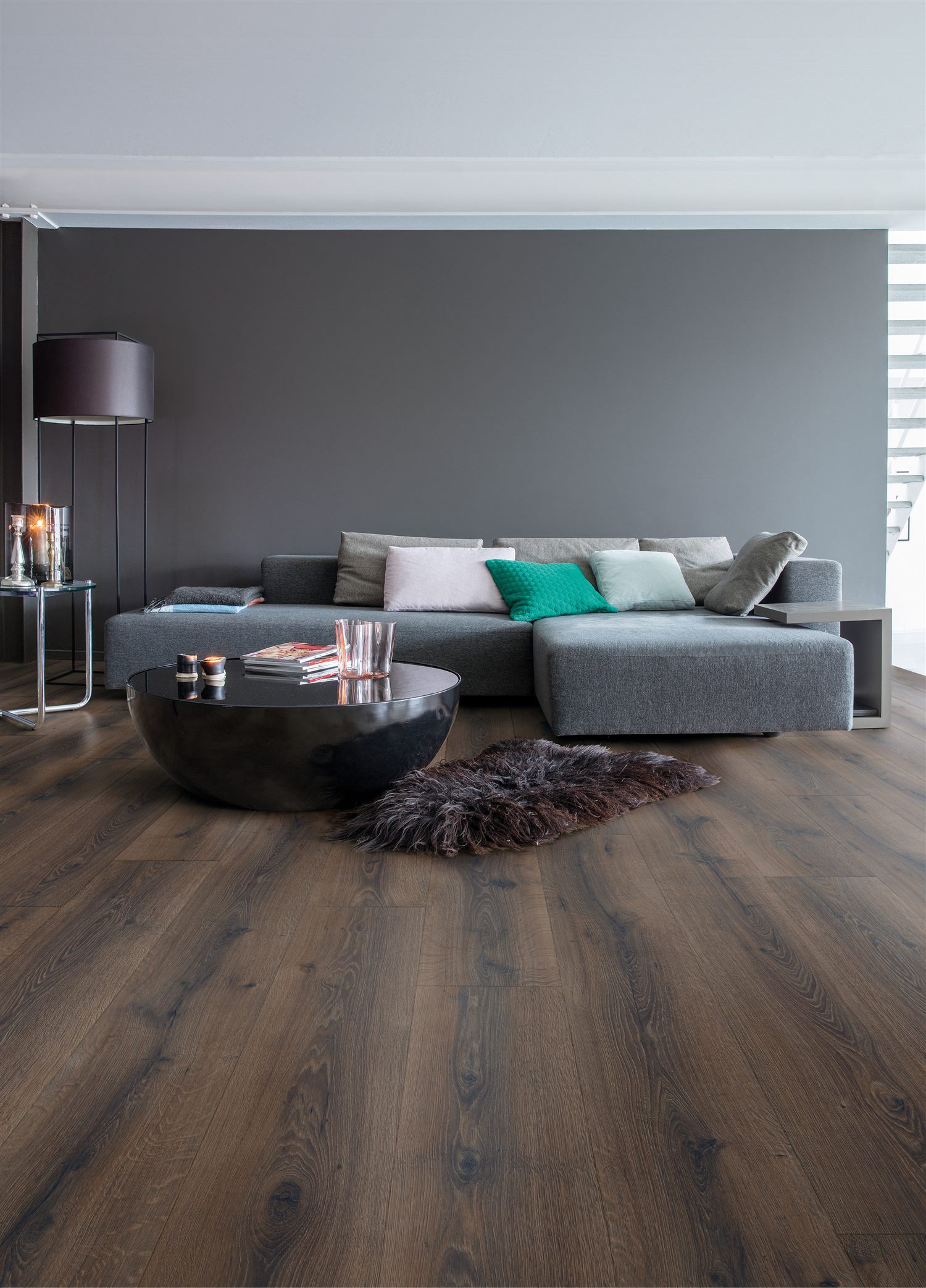 Quick-Step Majestic MJ3553 Dąb Pustynny Szczotkowany Ciemnobrązowy - zdjęcie 3